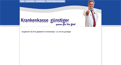Desktop Screenshot of krankenkasse-guenstiger.de